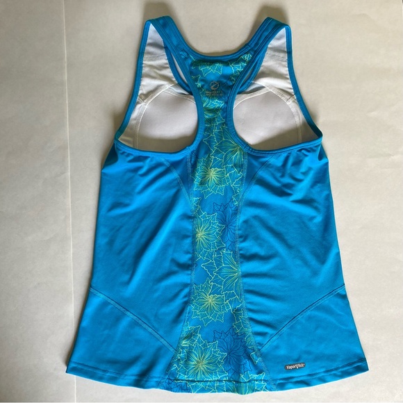 The North Face skort set skirt/shorts & racerback tank top running tennis blue M - Picture 3 of 16